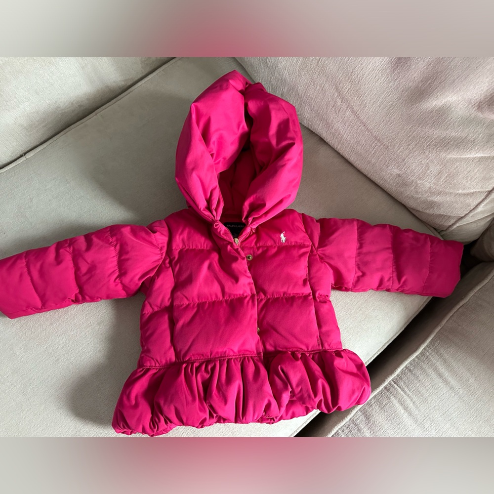Girls toddler 2T winter puffer jacket Ralph Lauren